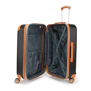 19v69 Italia luggage set 3pc exp. 28-24-20” black/brown