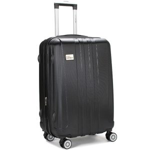 Rio luggage set 3pc exp. 20-24-28 black – dark blue – pink - silver