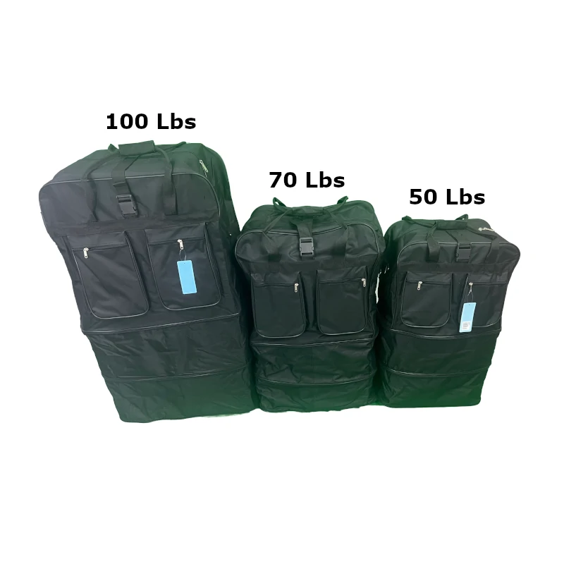 Expandable Wheeled Bag 50 70 100 lbs